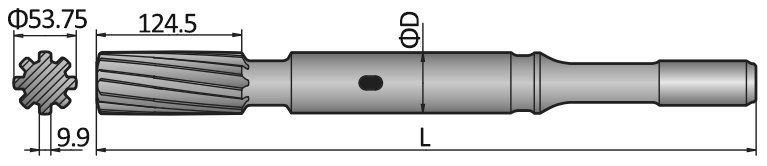 Top Hammer Shank Adaptor for COP1840