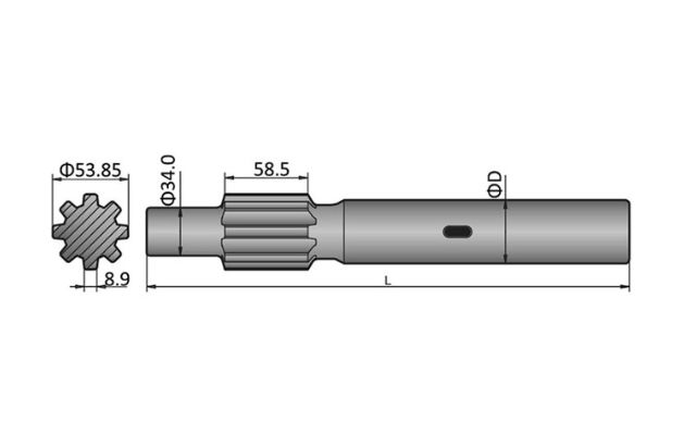 Epiroc COP1032HD Shank Adapter