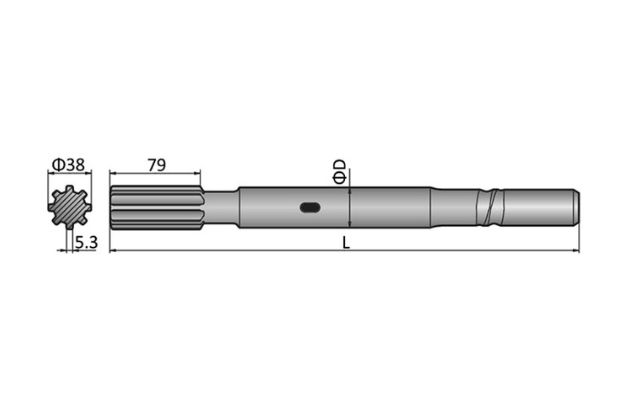 Epiroc COP1132 Shank Adapter