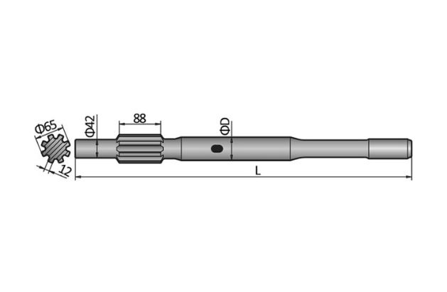 Furukawa HD612 Shank Adapter