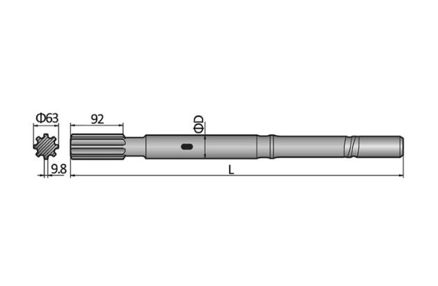 Furukawa HD709 Shank Adapter