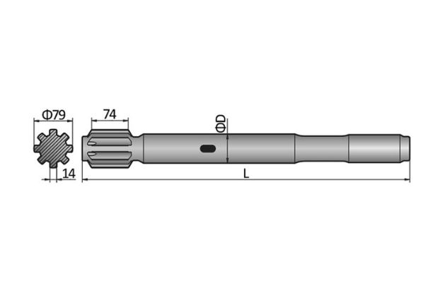 HL1000, HL1000S Shank Adapter