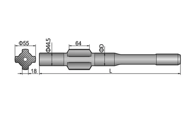 Toyo PR220 Shank Adapter