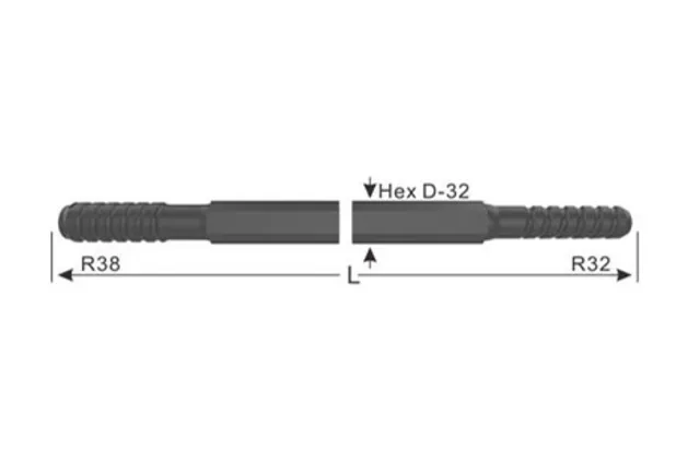 R38 - R32 Drifter Rod
